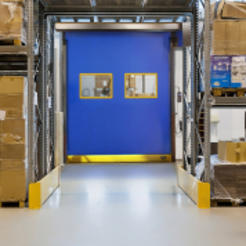 Our high speed industrial doors maintain consistent airflow.