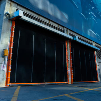 Albany high speed industrial doors are energy efficient.